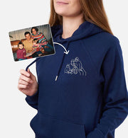 Embroidered Portrait Hoodie