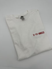 Embroidered Roman Numeral Date T-Shirts