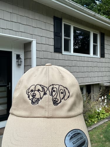 Embroidered Portrait Hat