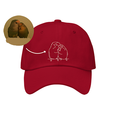 Embroidered Portrait Hat