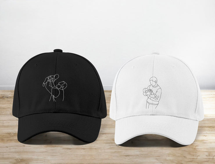 Embroidered Portrait Hat